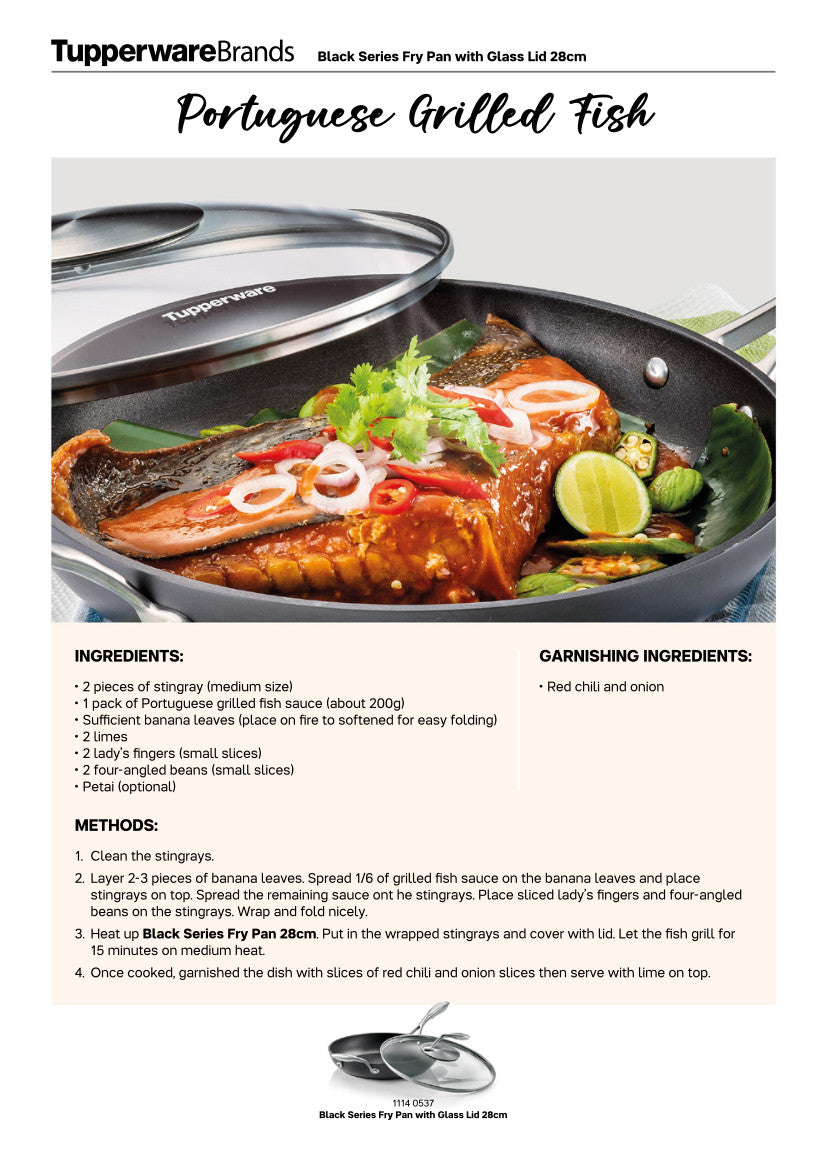 Portuguese Grilled Fish Tupperware Singapore