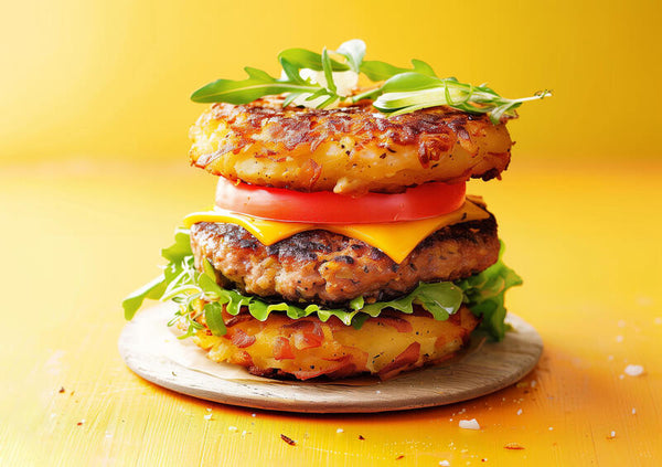 Grated Potato Bun Burgers