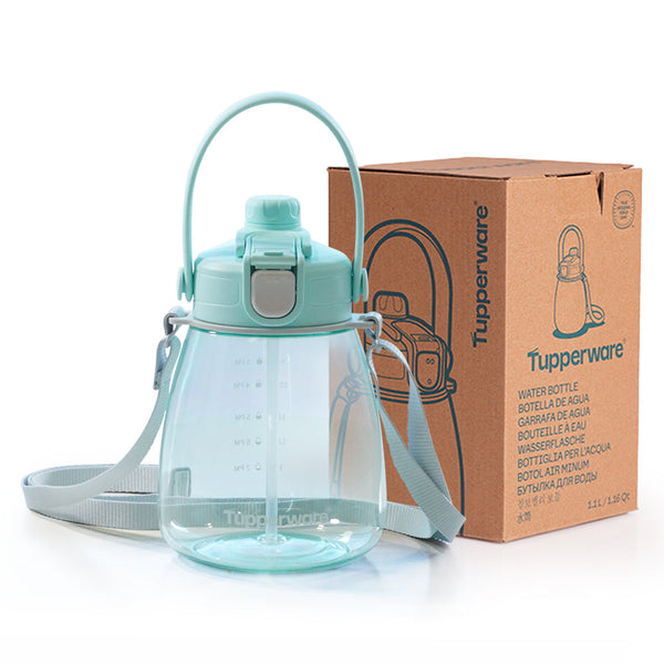 DropSip Water Bottle with Strap (1) 1.1L