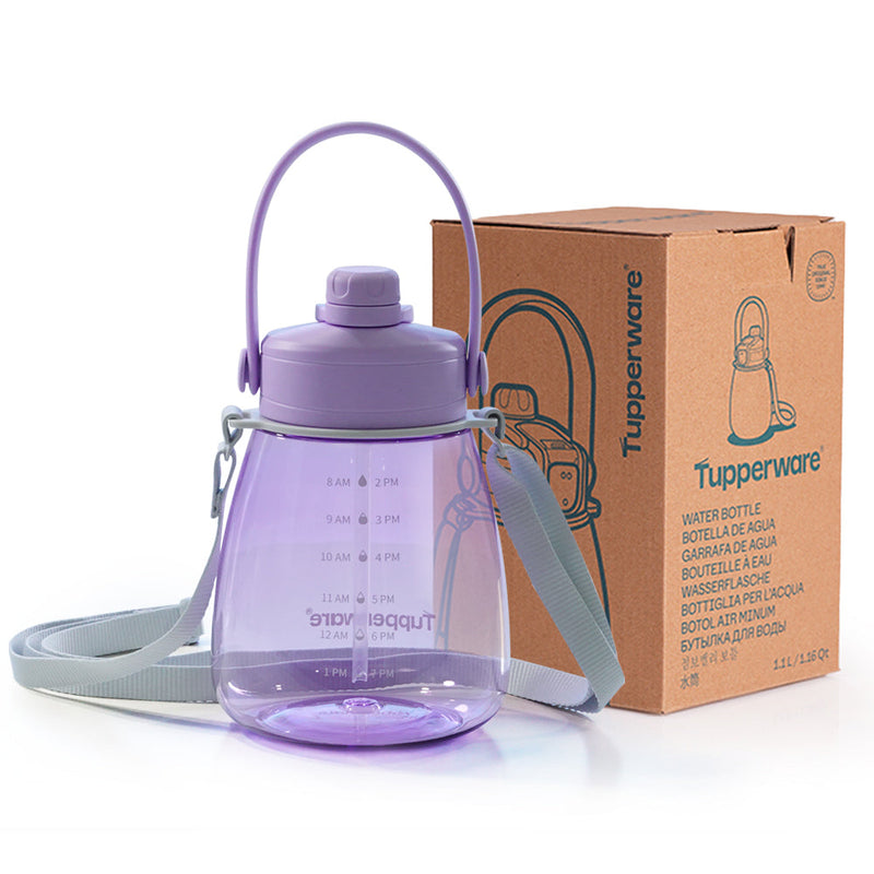 DropSip Water Bottle with Strap (1) 1.1L