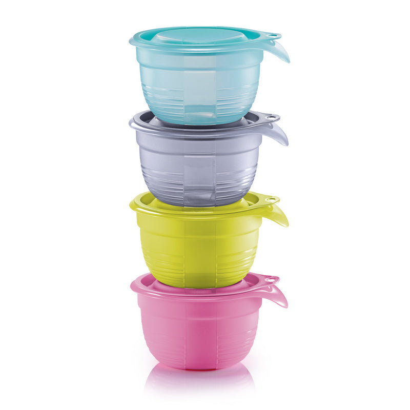 Pretty Pastel Bowl Set (4) 625ml