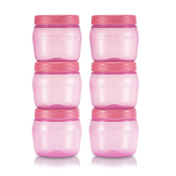 Tupperware Freezer Mates Plus Small Deep Snowflake Container 1.1L Light  Pink New